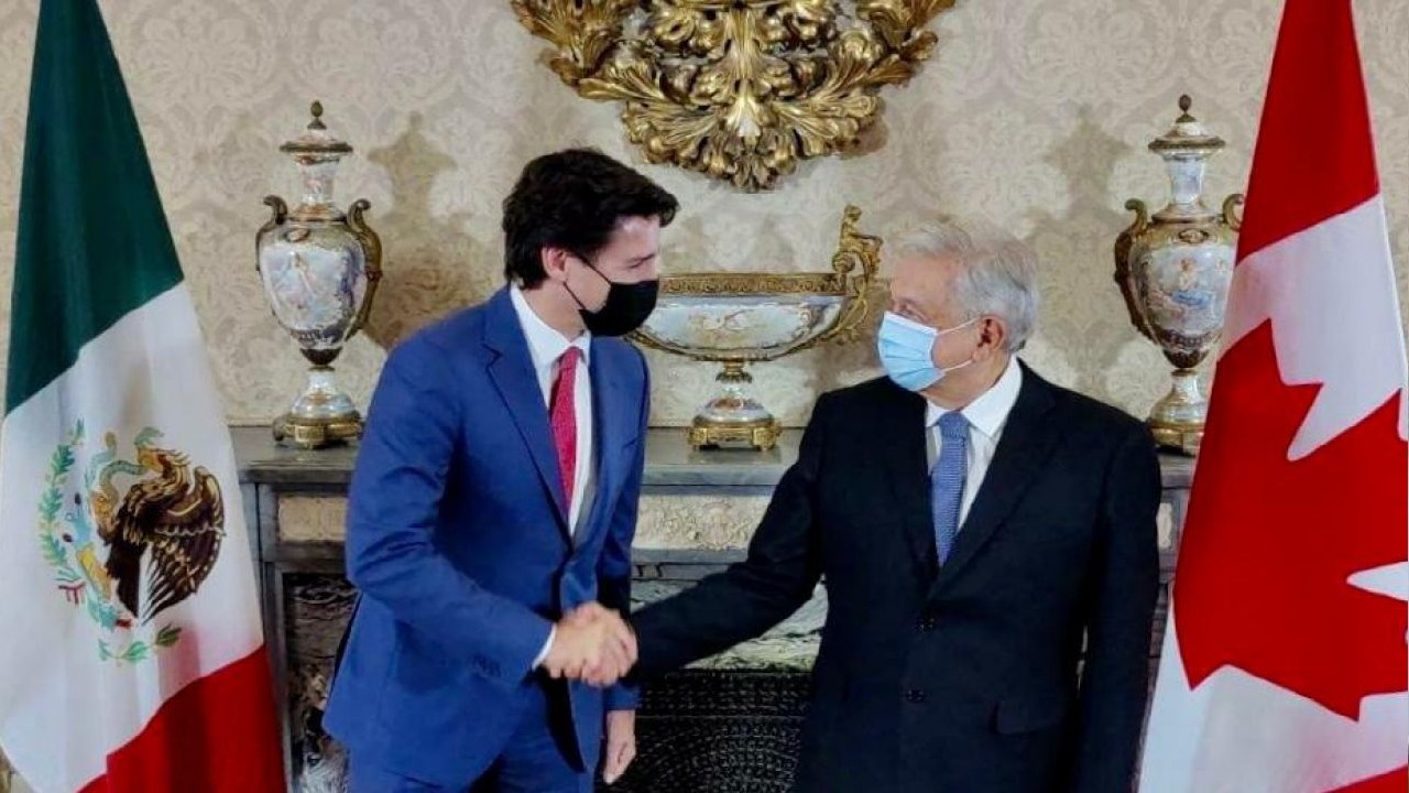 AMLO celebra reunión bilateral en Washington con Justin Trudeau