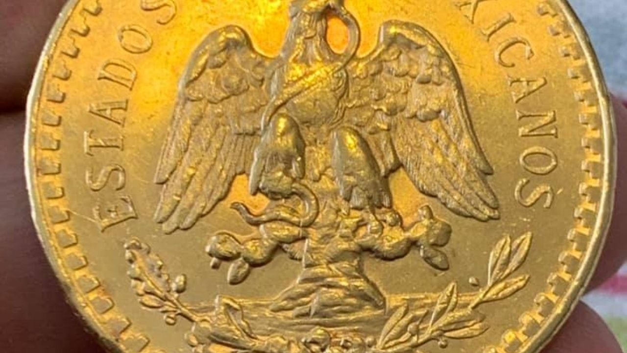 Este es el precio en internet del la famosa moneda, “El azteca de oro”