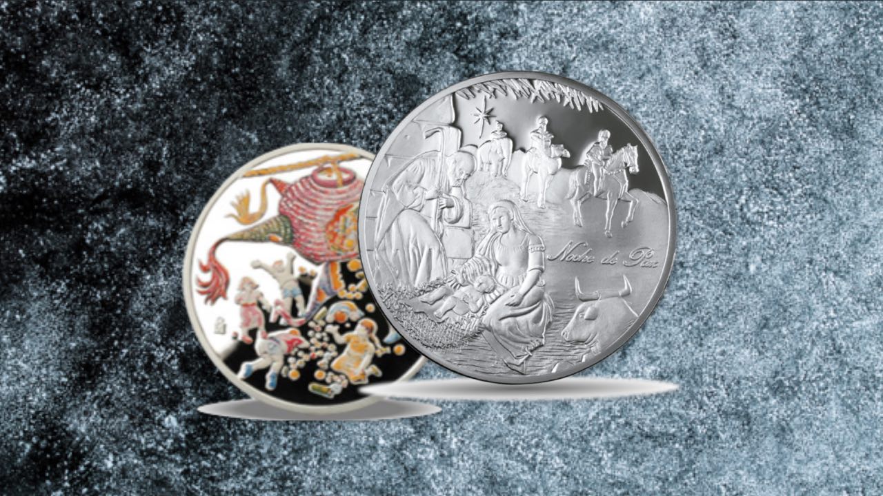 Así es la “serie Navidad” en plata .999 de la Casa de Moneda de México