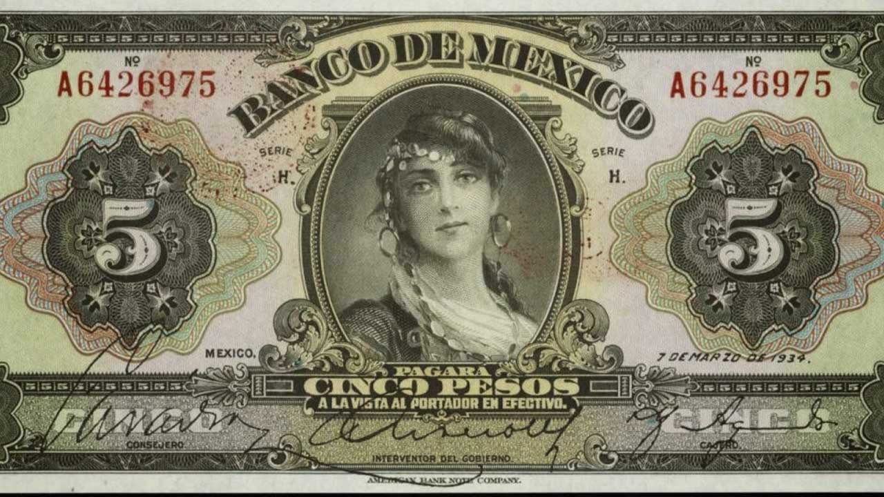 ¿Por qué los billetes viejos mexicanos antes eran verdes?