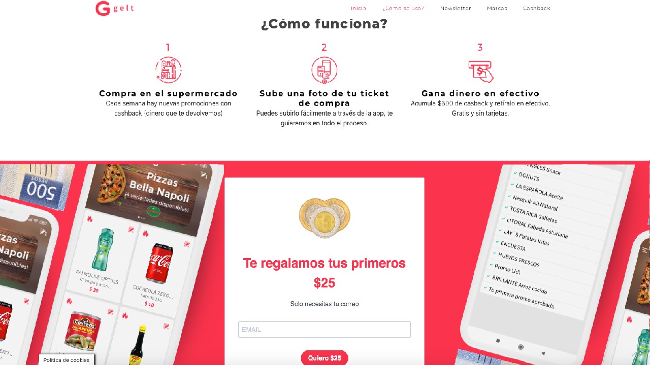 Cómo funciona la aplicación Gelt