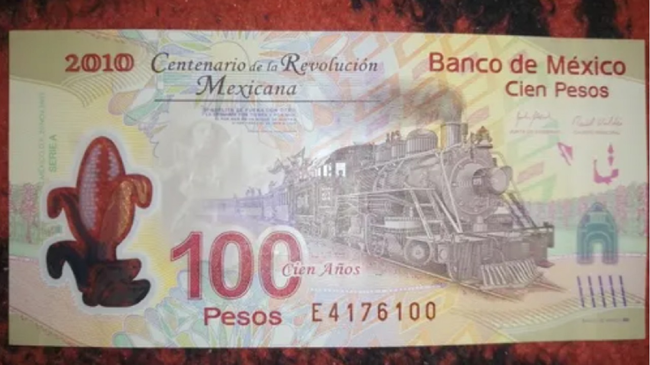 ¿Cuál es el precio del billete de 100 pesos conmemorativo de la Revolución?