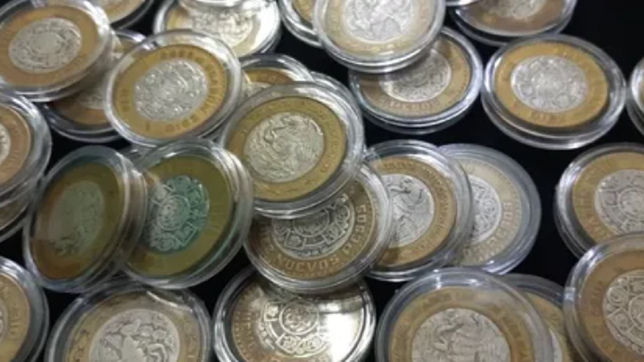 Conoce las monedas de 10 pesos que tienen el centro de plata