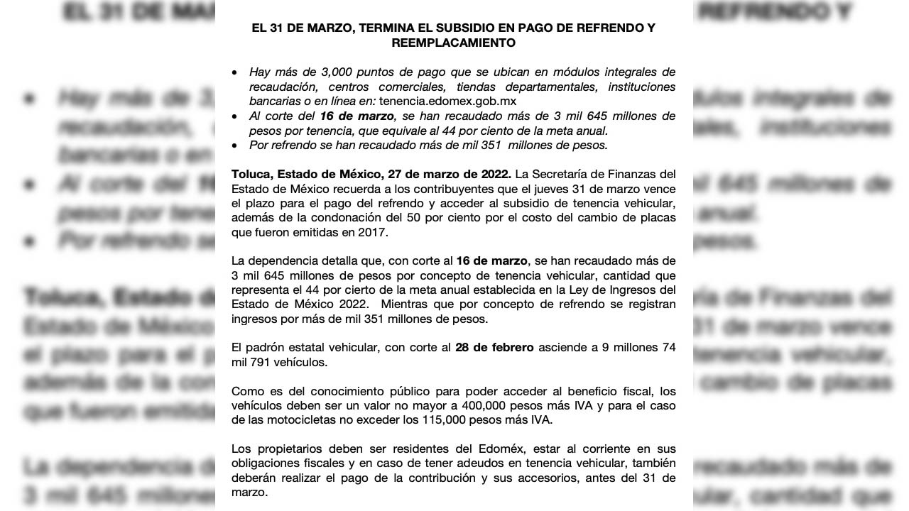 No tendrás subsidio por pagar tard