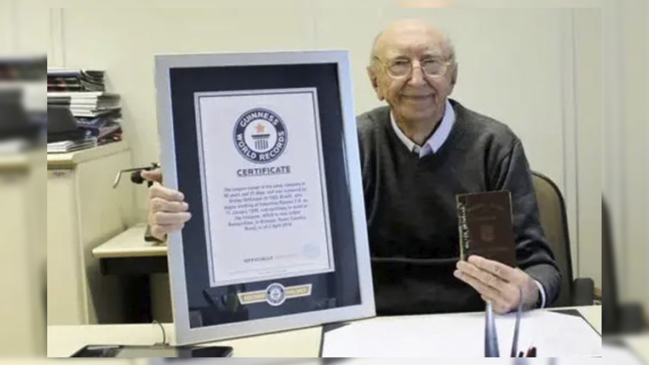 Hombre ROMPE RÉCORD GUINNESS por Trabajar 84 Años en la misma EMPRESA