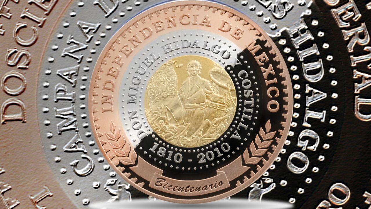 Mira el valor de la moneda 200 años de Libertad