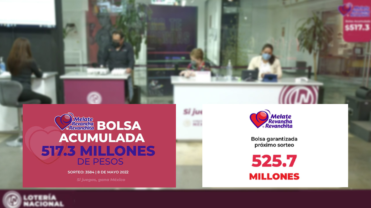 Estos son los números ganadores de Melate