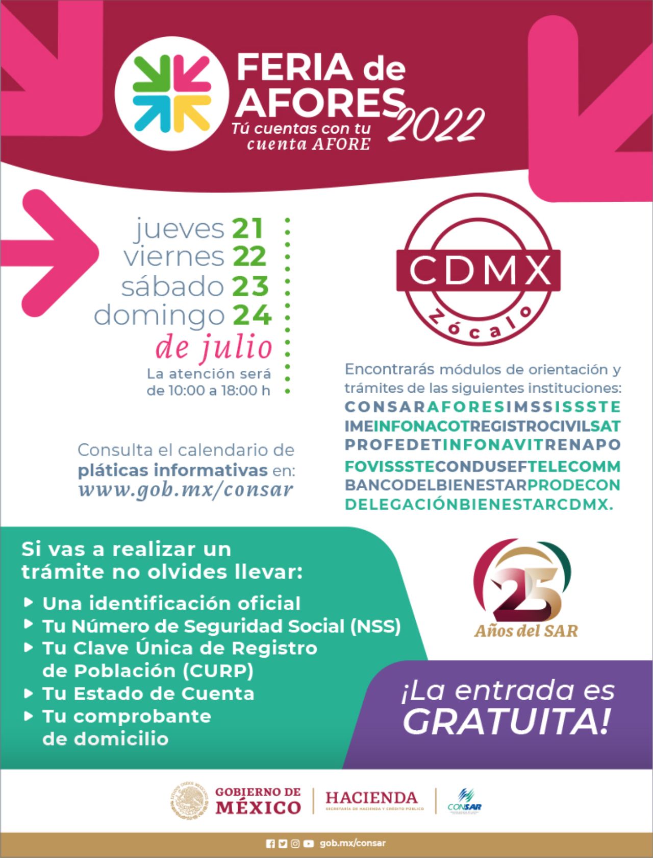 Conoce cuándo se hará la Feria de Afores 2022