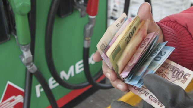 La gasolina en México se eleva hoy