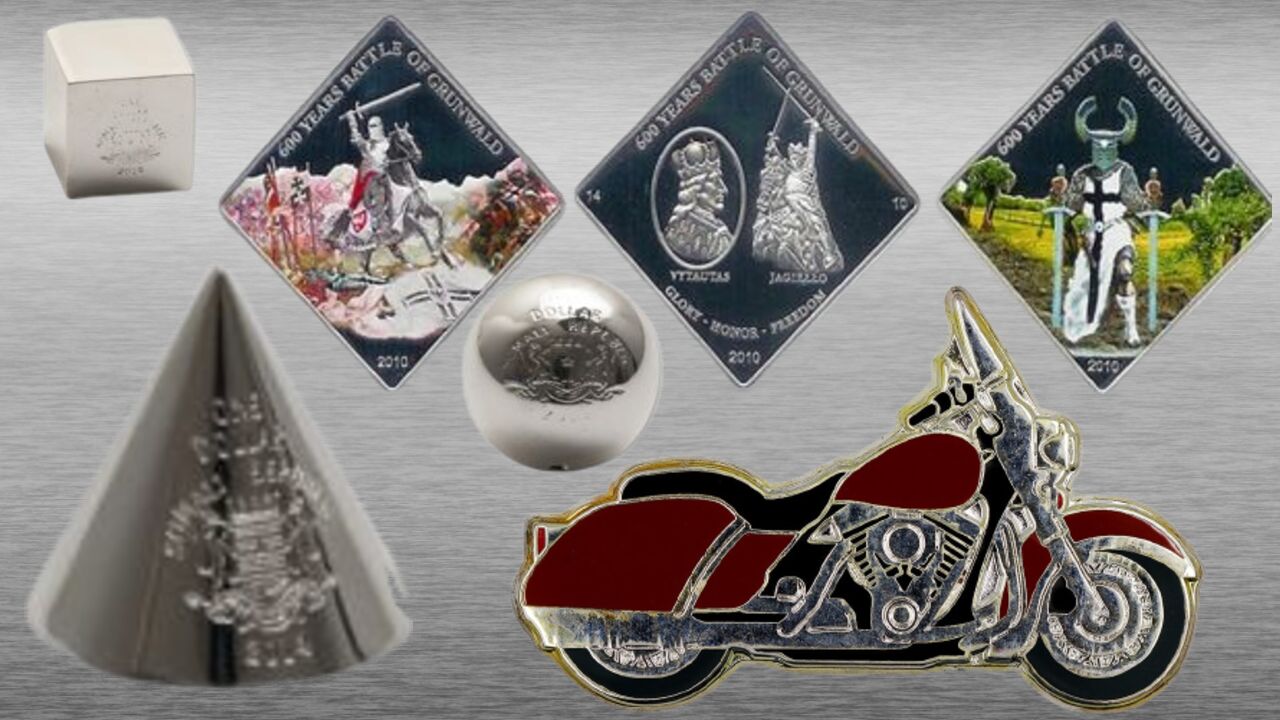 Estos países tienen monedas que NO son redondas, unas son tridimensionales