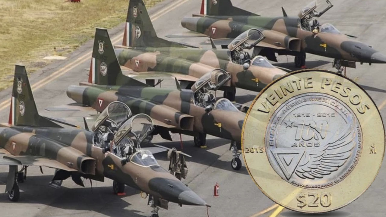 ¡Por los CIELOS! Moneda conmemorativa de la Fuerza Aérea Mexicana se vende en 120 MIL PESOS