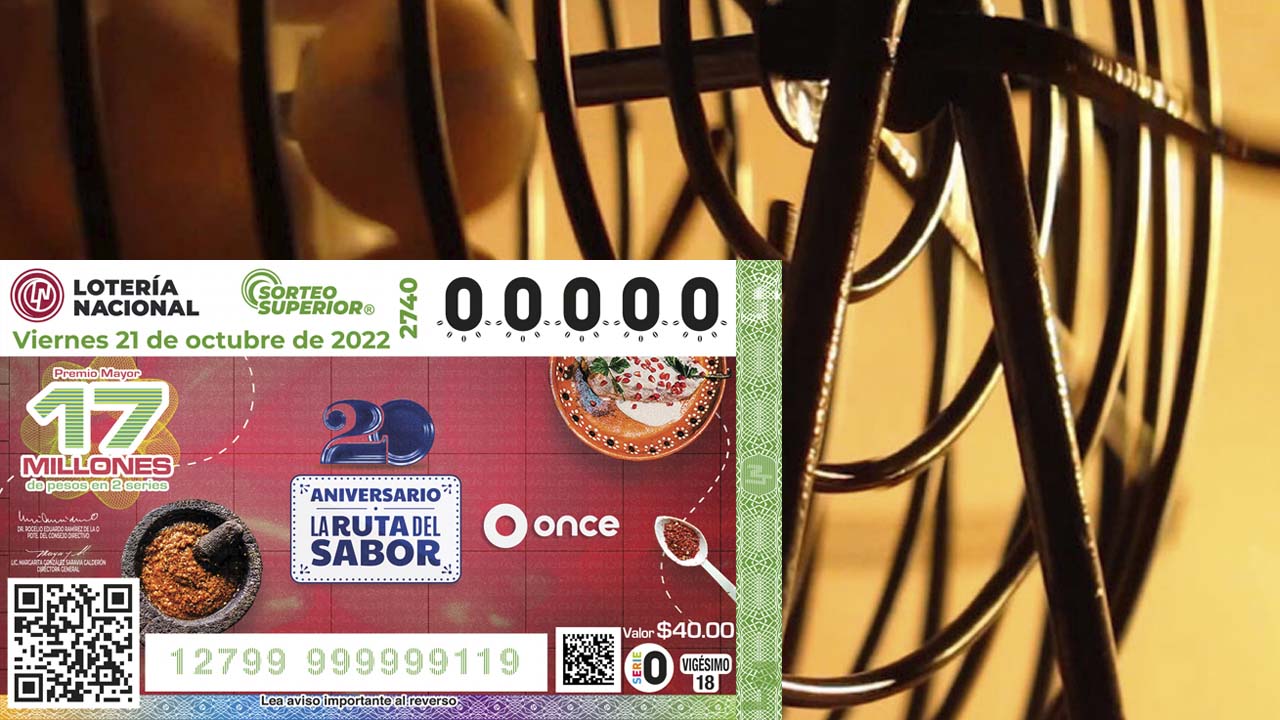 Lotería Nacional: RESULTADOS del SORTEO SUPERIOR 21 de octubre 2022