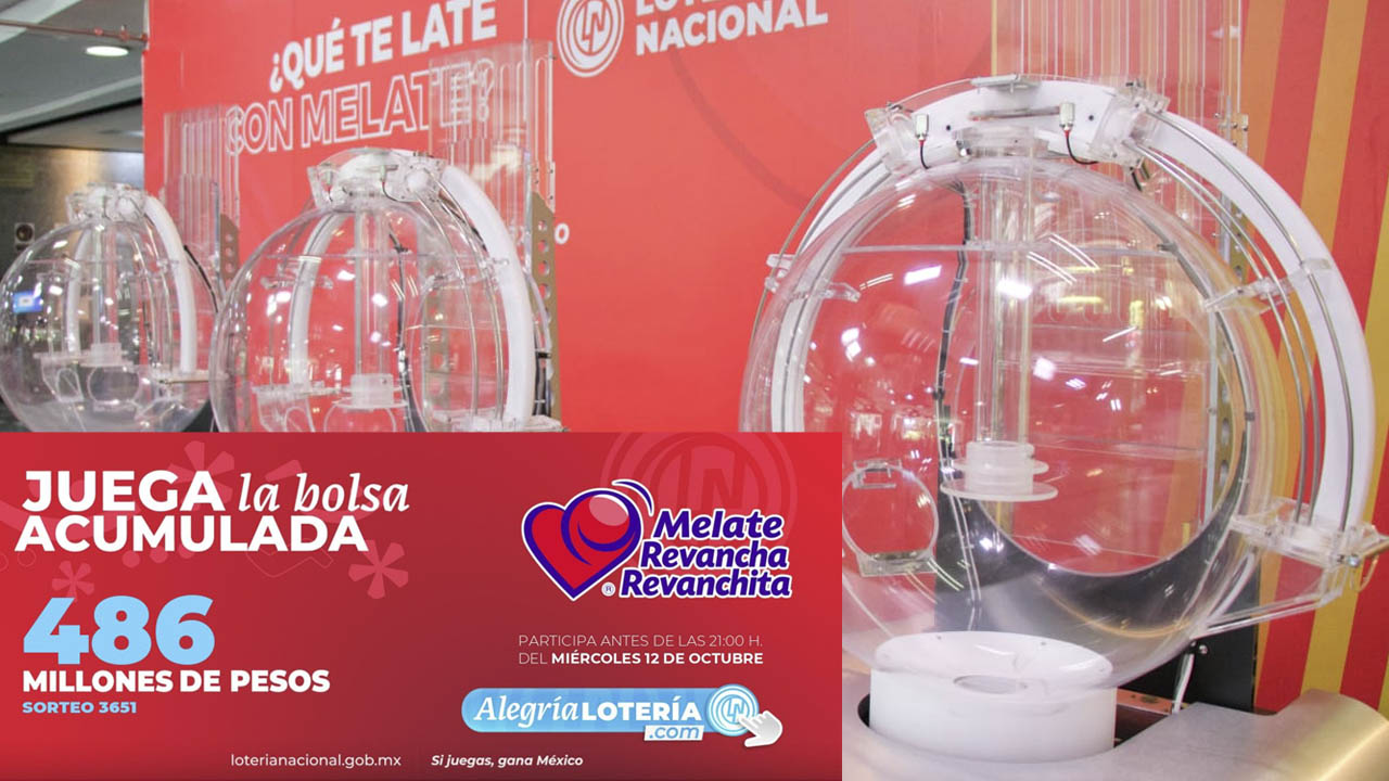 RESULTADOS MELATE Revancha y Revanchita del 12 de octubre de 2022