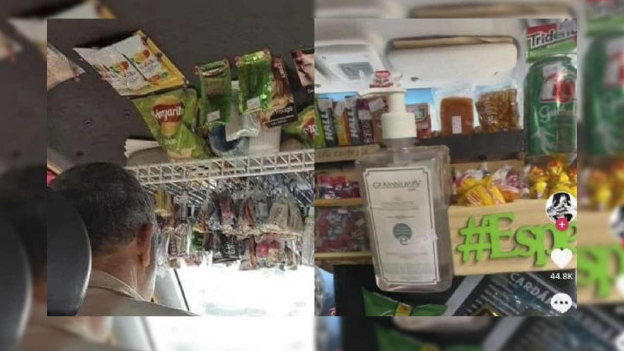 Taxi OXXO: CHOFER sorprende a pasajeros con mini TIENDA integrada