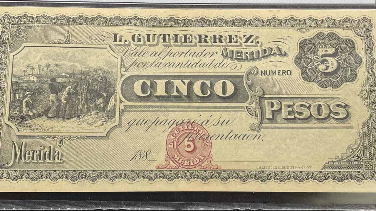 Este billete histórico es de Yucatán