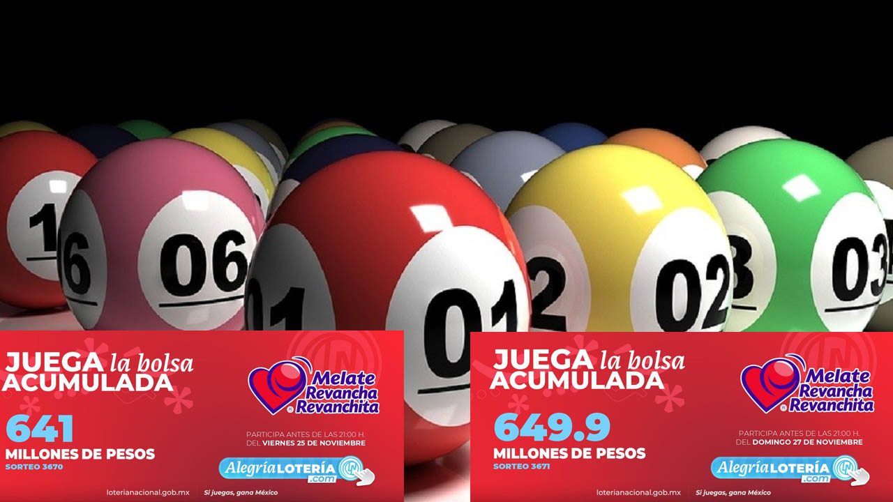RESULTADOS MELATE Revancha y Revanchita del viernes 25 y domingo 27 de noviembre de 2022