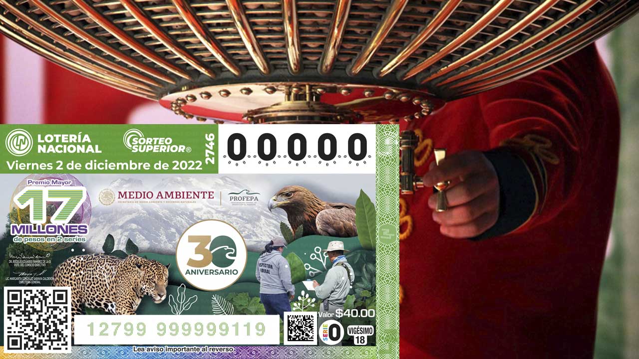 Lotería Nacional: RESULTADOS del SORTEO SUPERIOR 2 de diciembre 2022