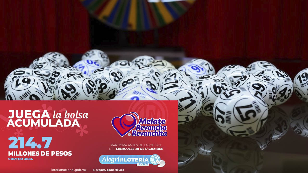 RESULTADOS MELATE Revancha y Revanchita del 28 de diciembre de 2022