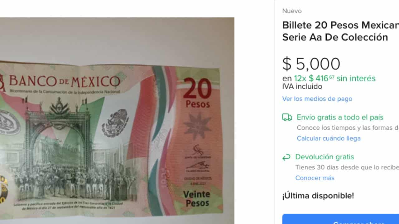 billete serie aa