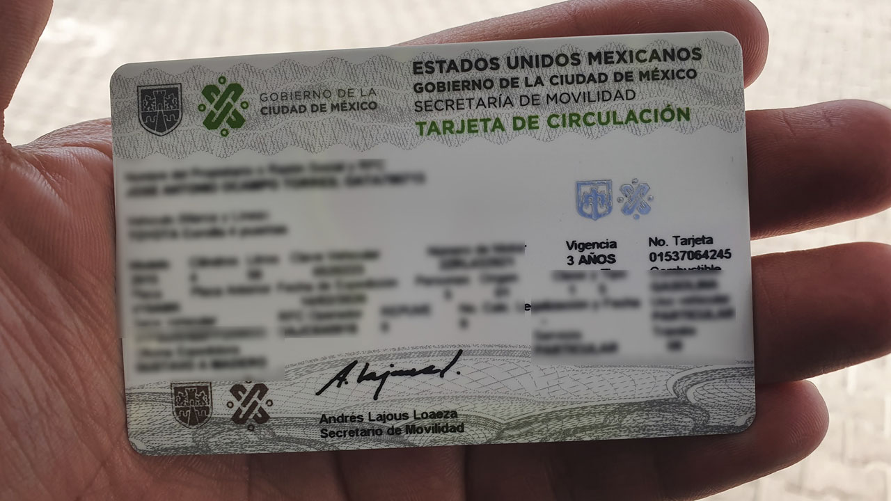 ¿Cómo renovar mi tarjeta de circulación de la CDMX en línea este 2023?