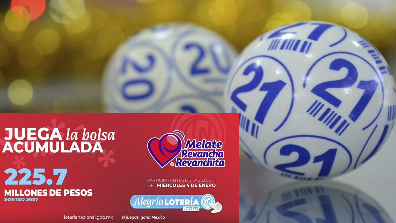 RESULTADOS MELATE Revancha y Revanchita del 4 de enero de 2023