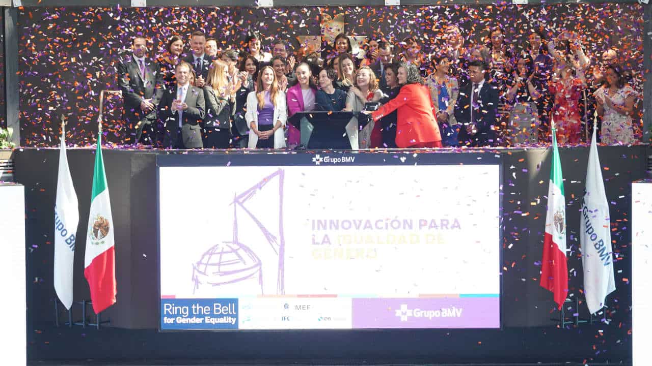 Dan campanazo en la BMV por la equidad de género en el sector empresarial