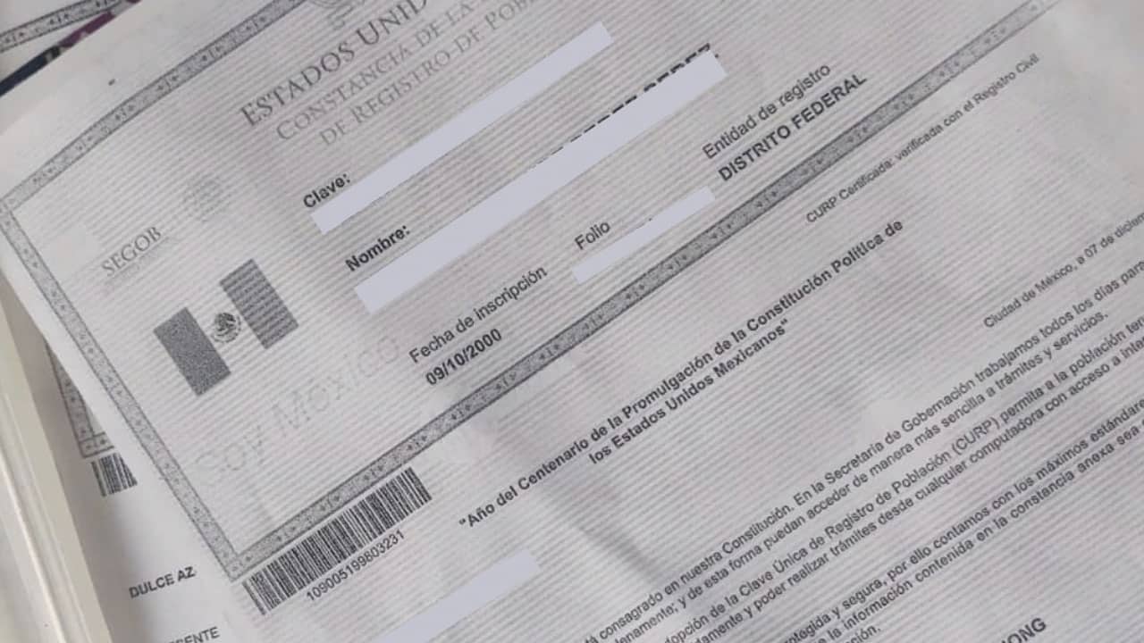 ¿Qué documentos necesito para corregir mi CURP?