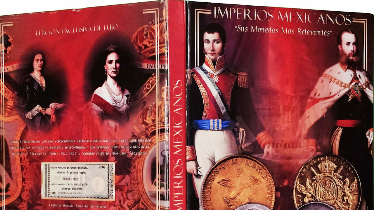 Sonumex lanza álbum para coleccionar monedas de los Imperios Mexicanos