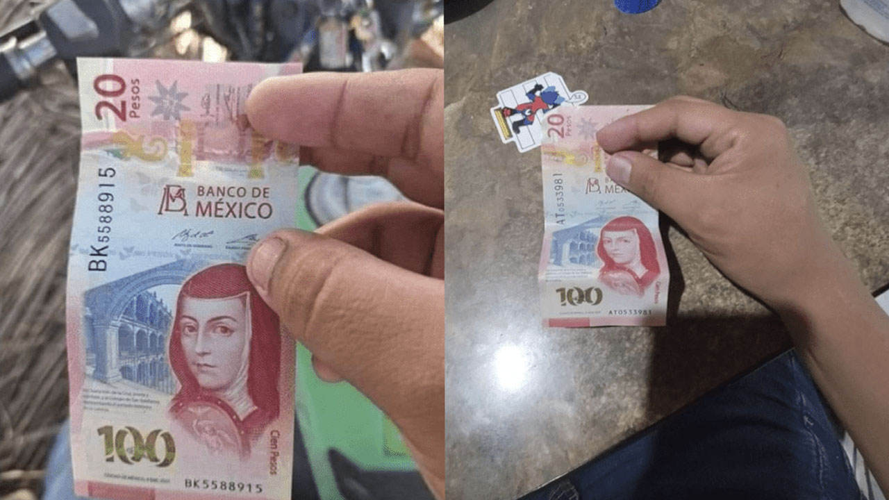 ¡Billete de 120 pesos! ¿Qué hacer si el cajero me da un billete extraño?