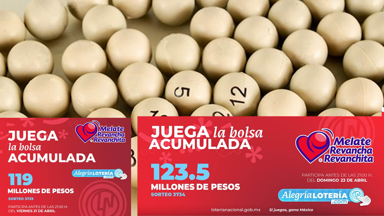 Resultados Melate Revancha y Revanchita del viernes 21 y domingo 23 de abril 2023