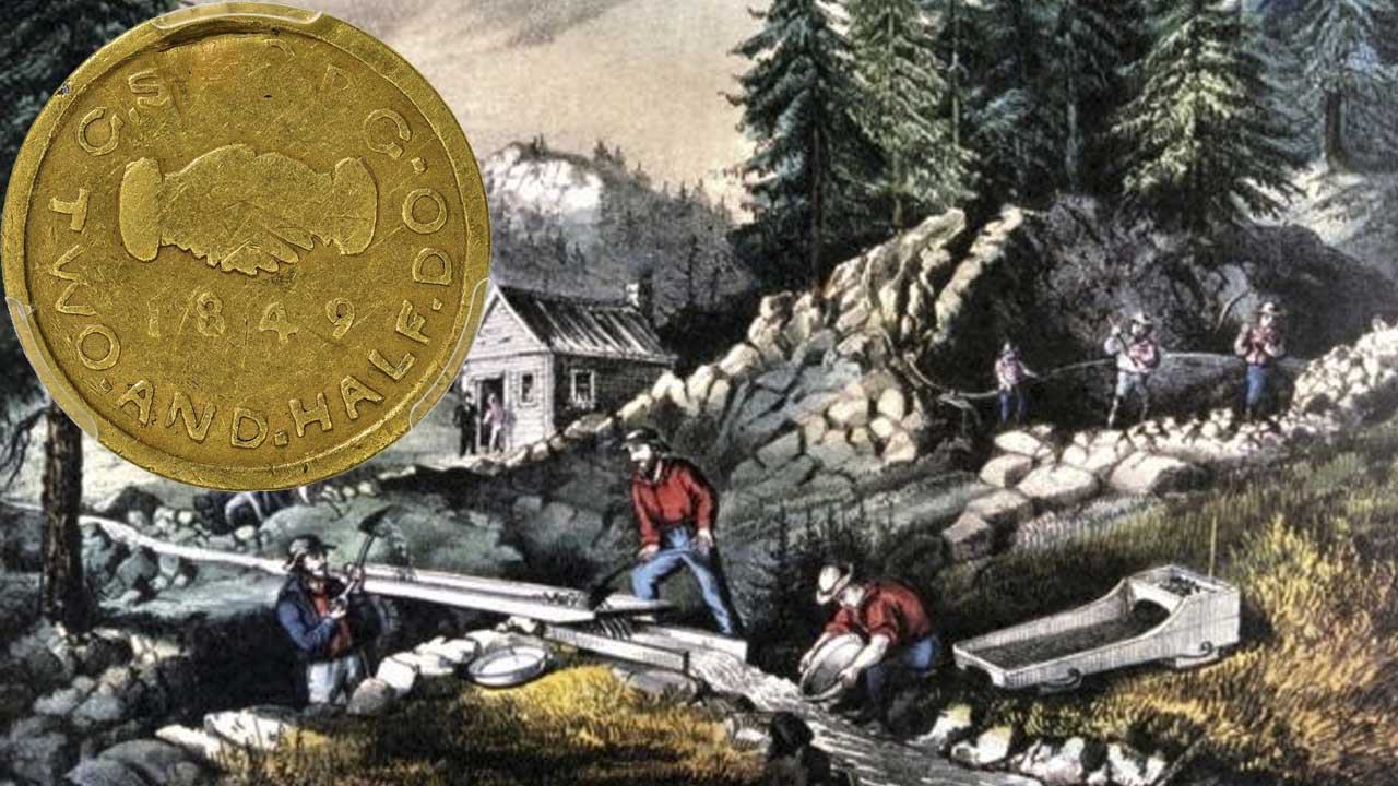 Antiguo dólar de la fiebre del oro se vende en 931 mil pesos en internet