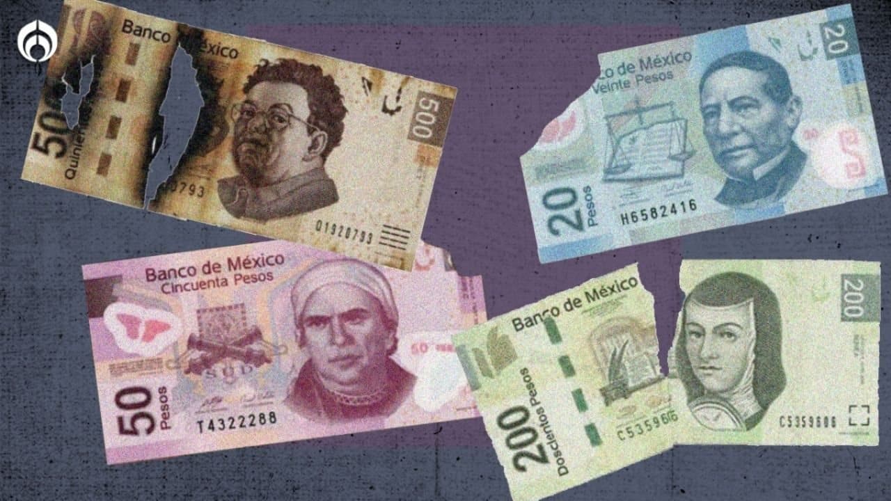 ¿Tus billetes pierden su valor si los pegas con cinta adhesiva?