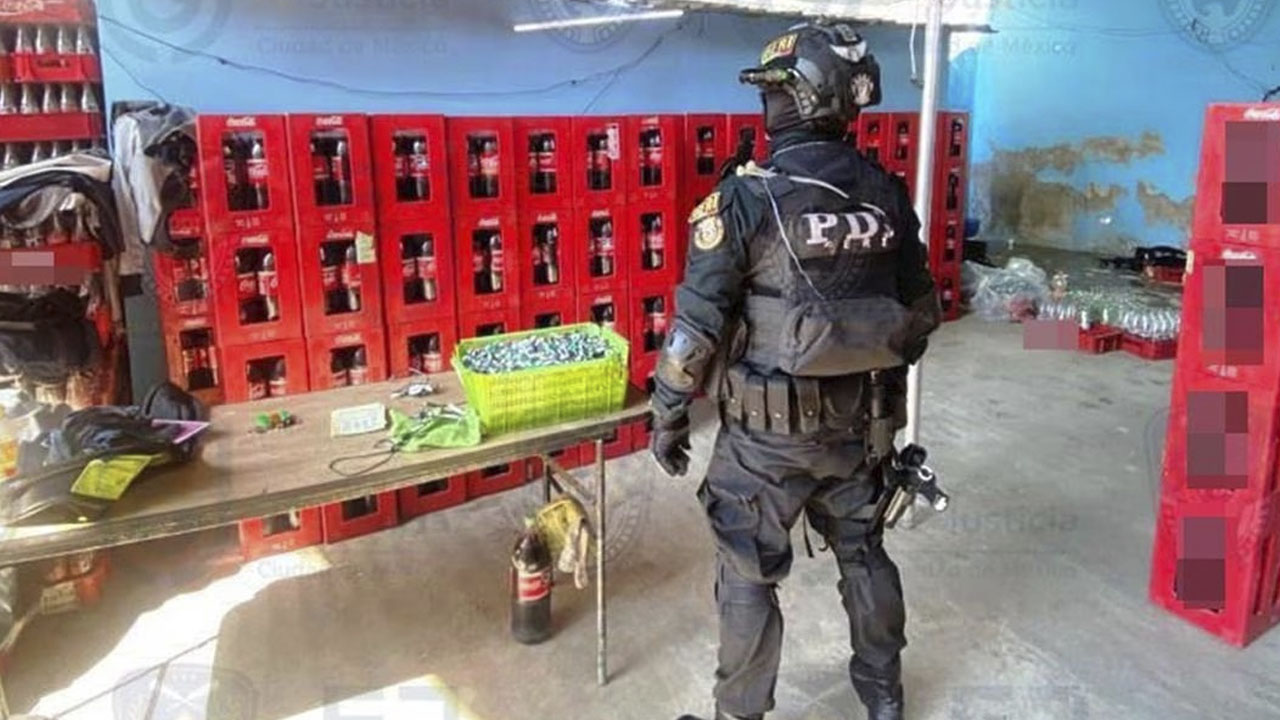 ¿Coca-Cola Pirata? Detienen en CDMX a clonadores de refrescos