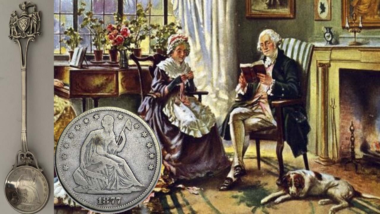 Lujosa cuchara con moneda de dólar incrustada se vende en 14 mil pesos en internet