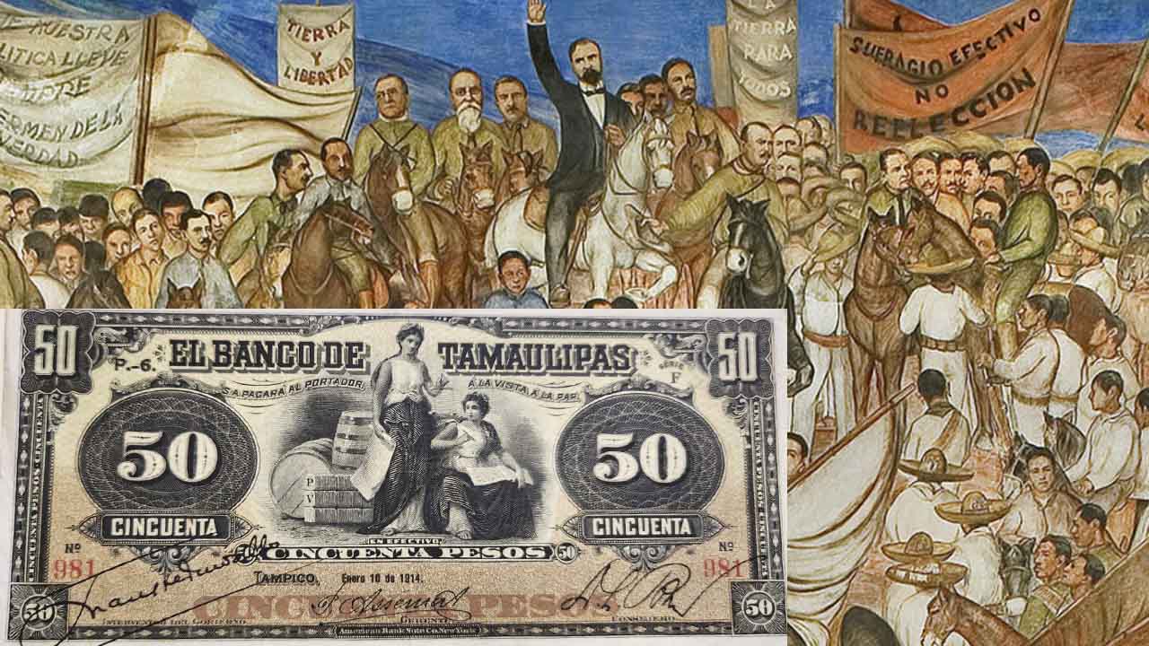 Antiguo billete revolucionario de Tamaulipas se vende en 15 mil pesos en internet