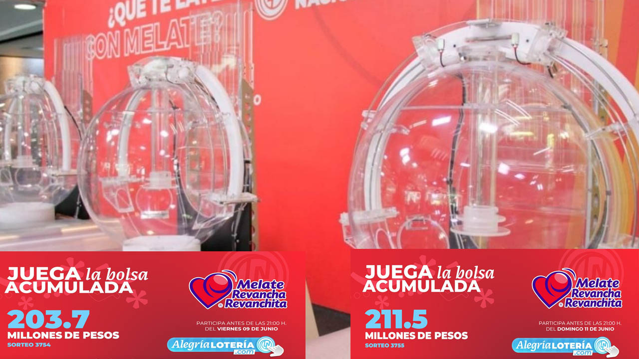 Resultados Melate Revancha y Revanchita del viernes 9 y domingo 11 de junio 2023