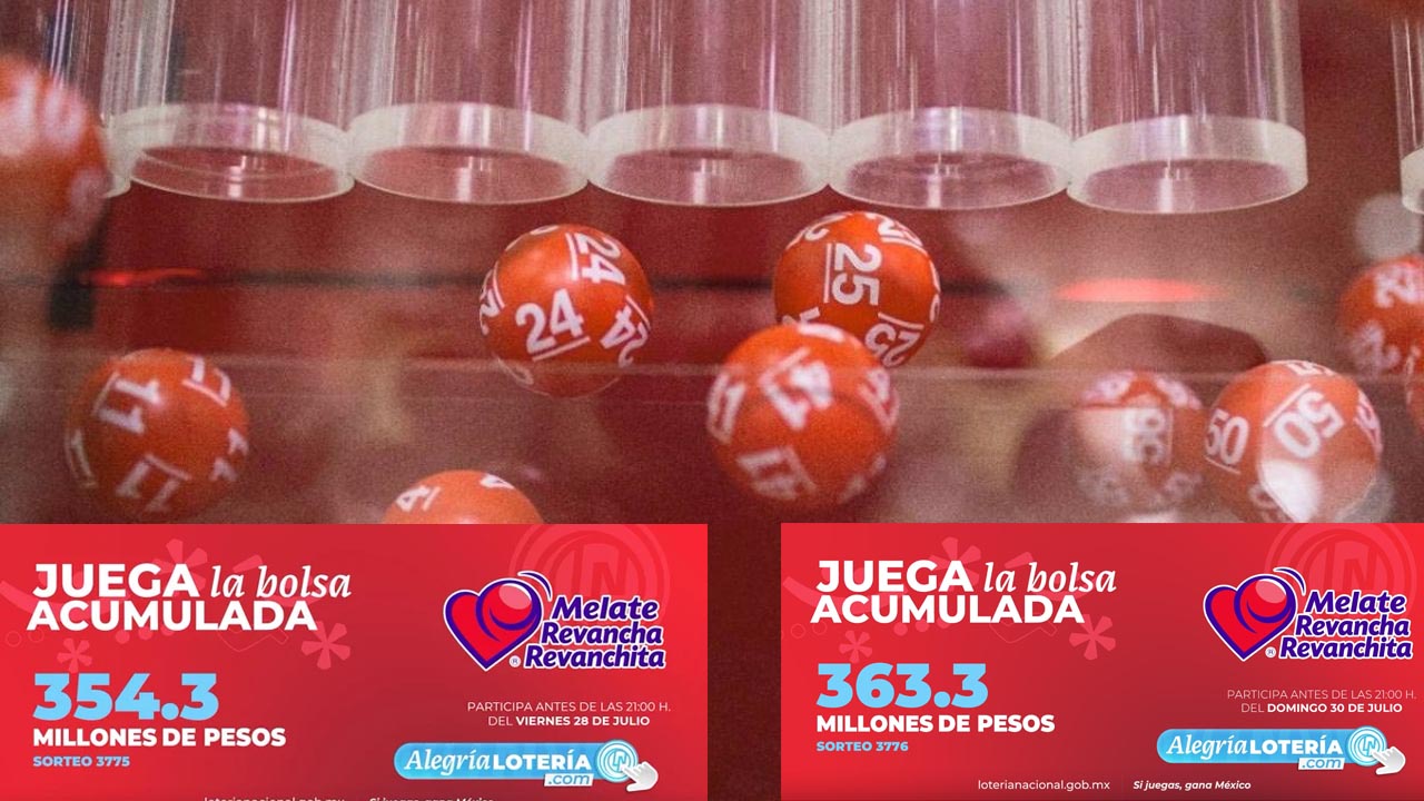 Resultados Melate Revancha y Revanchita del viernes 28 y domingo 31 de julio 2023