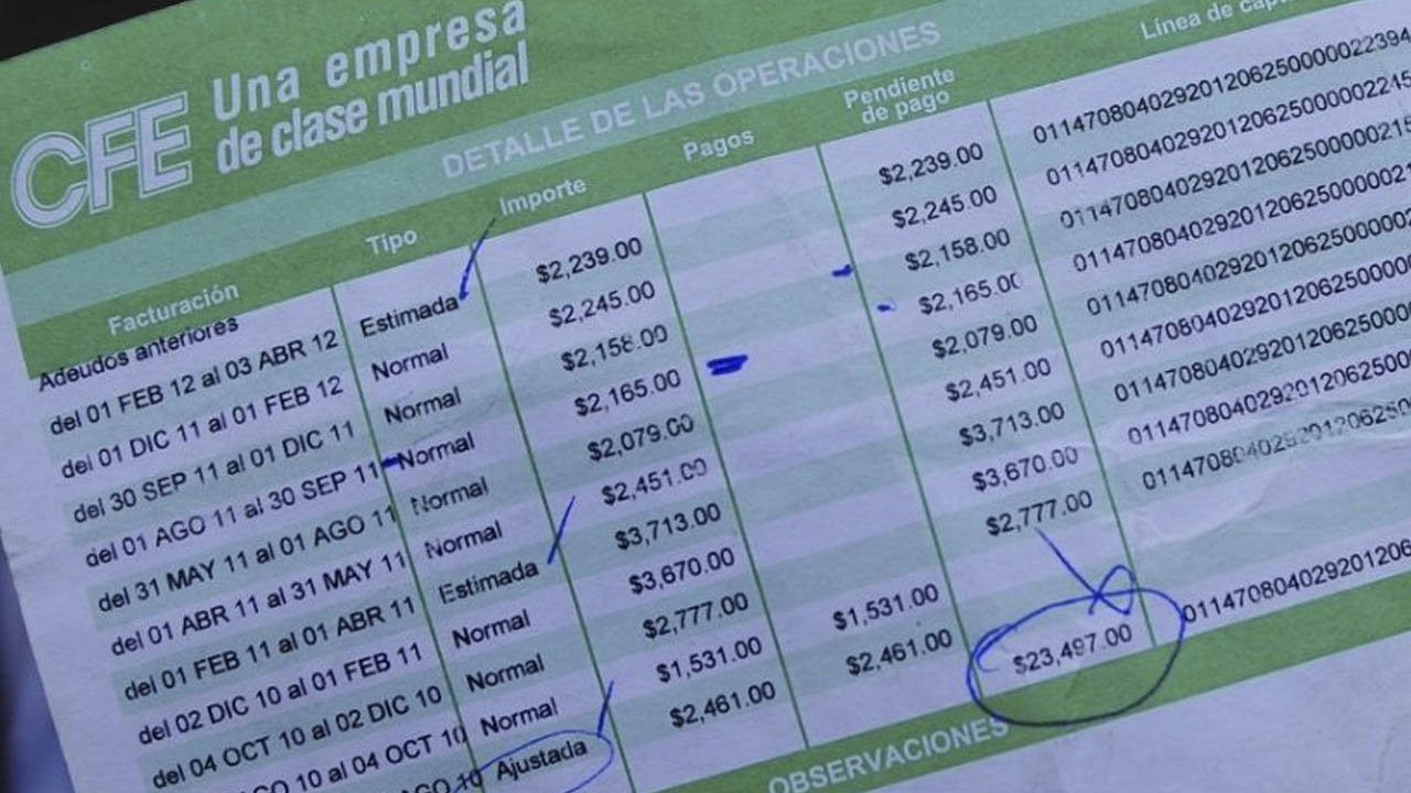 Checa los bancos que acepta la CFE