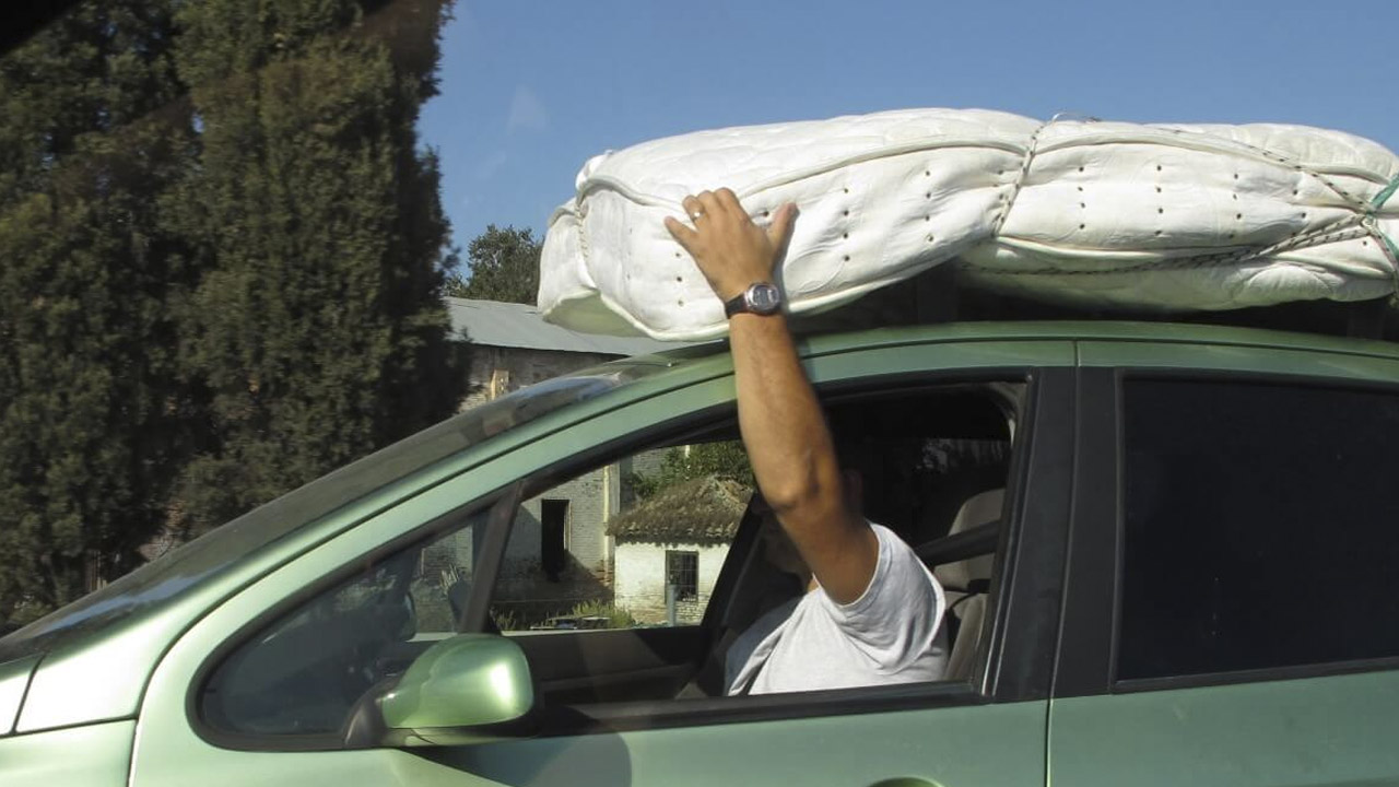 No lleves cosas en el trecho de tu auto