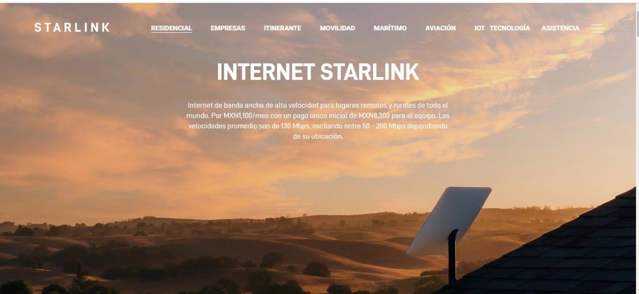 ¿Ya conoces Starlink? Es el Internet de Elon Musk