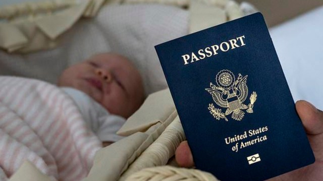 Tener un hijo en Estados Unidos de turista es común