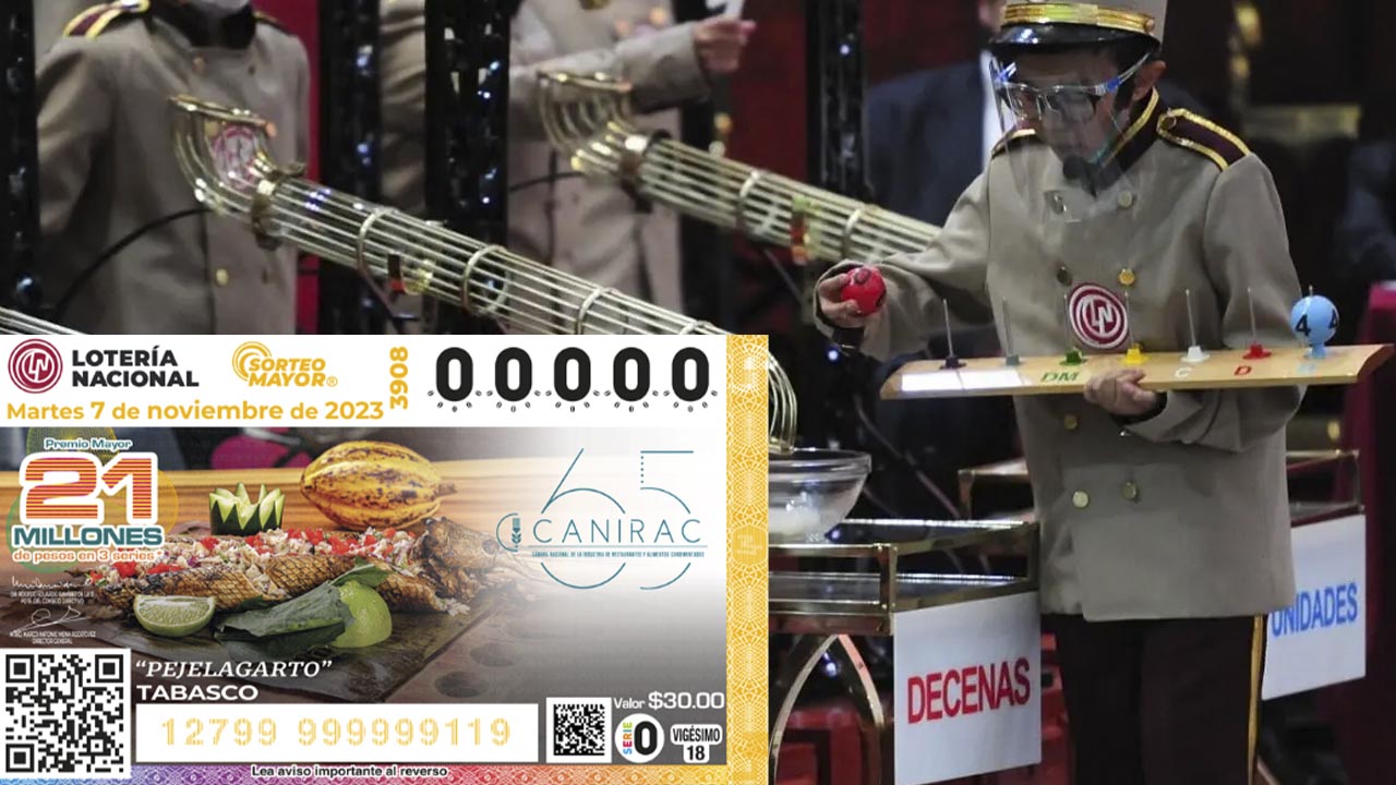 Lotería Nacional: Resultados del Sorteo Mayor del 7 de noviembre 2023
