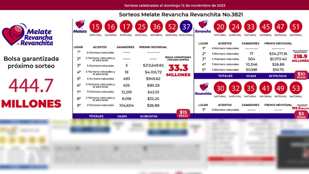 Se juega el melate por millones de pesos