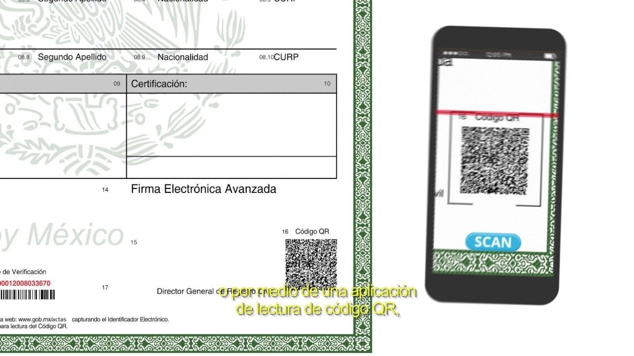 ¿Cómo sacar tu acta de nacimiento con QR? Sigue estos pasos