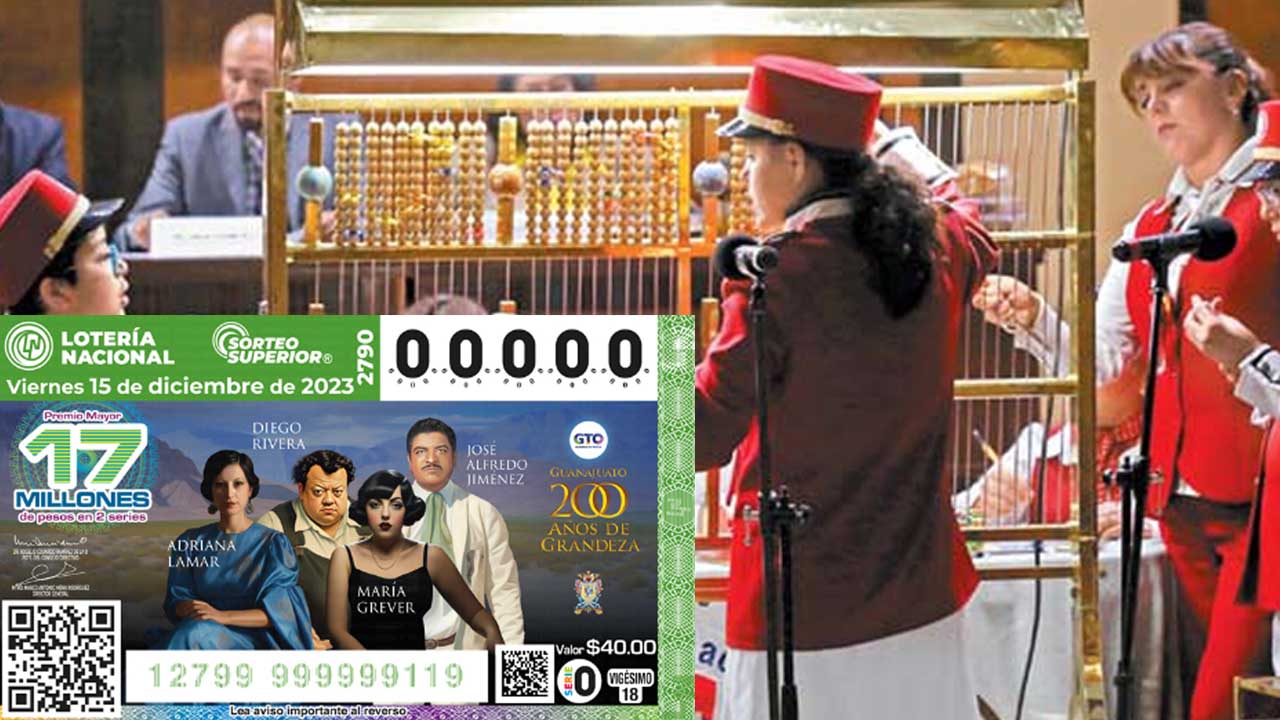 Lotería Nacional: Resultados del Sorteo Superior 15 de diciembre de 2023