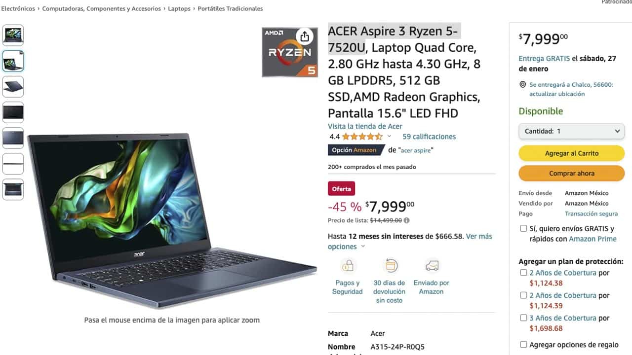 Amazon tiene ofertas de 45% de descuento