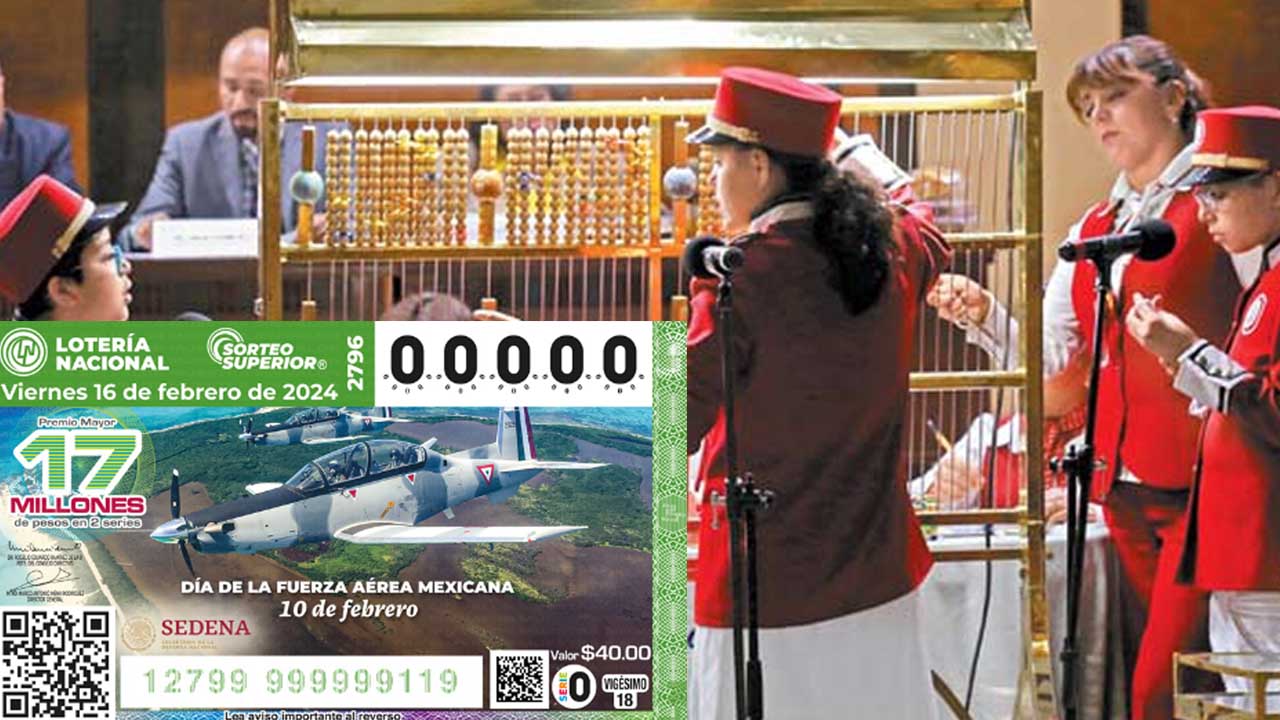 Lotería Nacional: Resultados del Sorteo Superior 16 de febrero de 2024