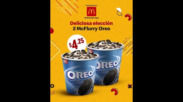 ¿Dos McFlurry Oreo en McDonald´s por solo 59 pesos? Búscalo en la app